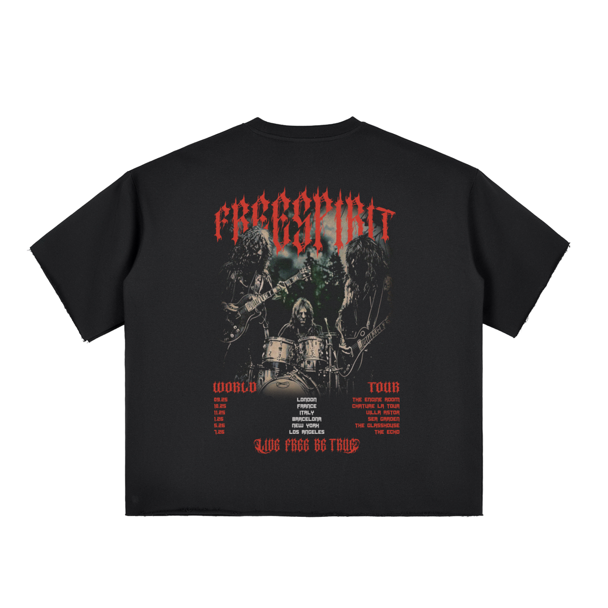 "WRLD TOUR" Boxy Tee
